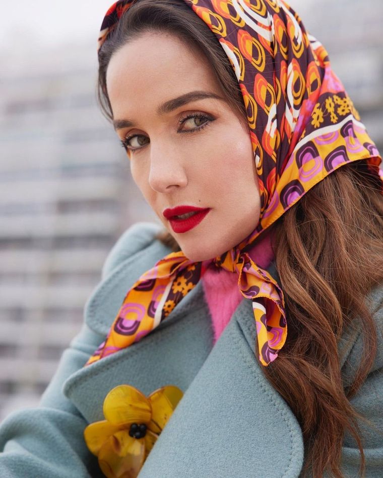 Natalia Oreiro luce impoluta con estas tres maneras de llevar un pañuelo Foto: Instagram