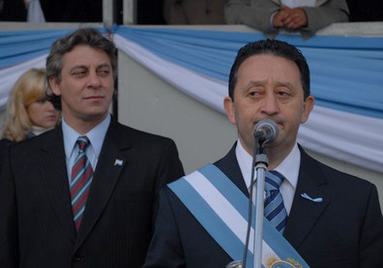 Celso Jaque en el acto oficial por el Día de la Independencia. Foto: Marcelo Ruiz/ MDZ