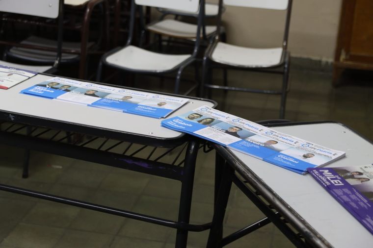 Durante las PASO, se utilizaron 626 escuelas como centros de votación en Mendoza Foto: Santiago Tagua /MDZ