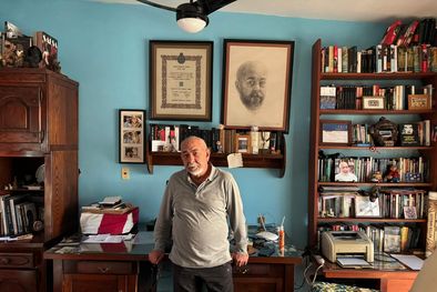 MDZol | Leonardo Padura en su escritorio: la intimidad del gran escritor cubano. Foto: Antonio Riccobene/MDZ