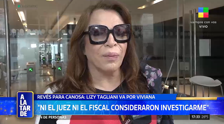 Lizy Tagliani va por todo contra Viviana Canosa. Foto: captura de video/ América TV. Lizy Tagliani va por todo contra Viviana Canosa. Foto: captura de video/ América TV. 