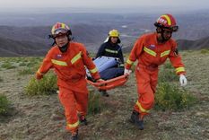 Una operación de rescate para salvar a corredores varados encontró a varios fallecidos. Foto: Reuters