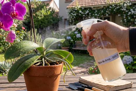 El truco para potenciar el crecimiento de tus orquídeas en casa.&nbsp;