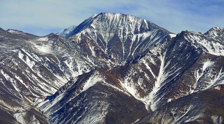 El andinista se encuentra en el cerro El Plata. Foto: ALF PONCE / MDZ