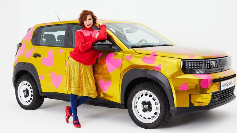 San Valentín a puro color: la alianza entre FIAT y Agatha Ruiz de la Prada enamora con el Grande Panda