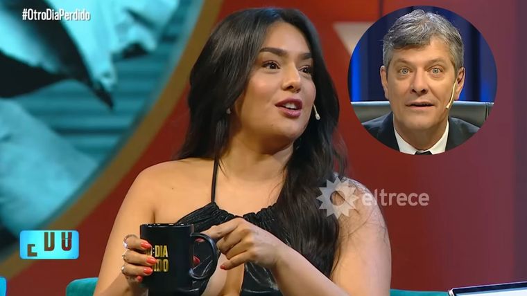 Ángela Leiva encaró a Mario Pergolini en Otro día perdido.