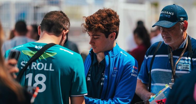 Colapinto, entre los tres elegidos por la F1. Foto: Archivo Mdz