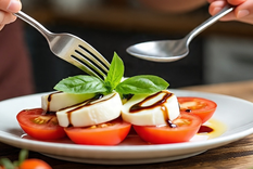 esta es una receta fresca e ideal para el verano: ensalada caprese ¡en solo 6 pasos!