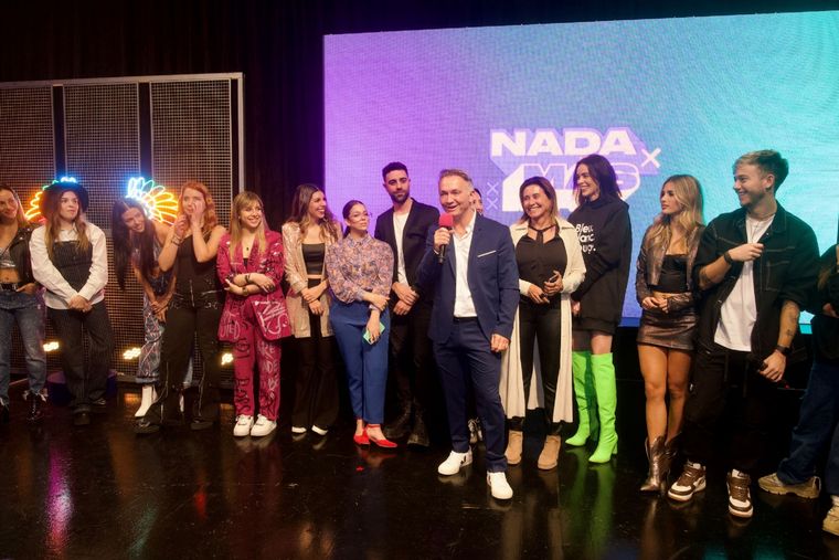 Pablo Cancelliere fue uno de los directivos que presentó a los talentos. Foto: Prensa Telefe