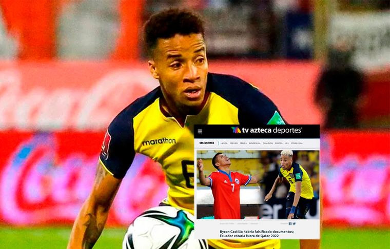 Byron Castillo Azteca Deportes asegura que se habría filtrado el fallo de la FIFA contra Ecuador.