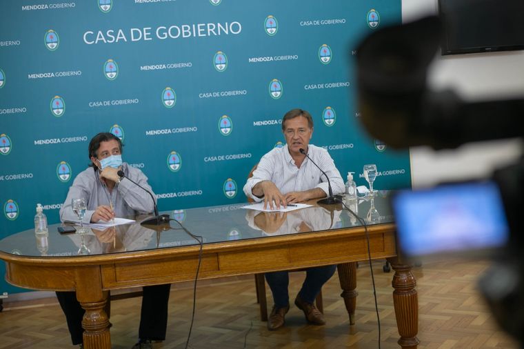 Suarez e Ibañez, el gobernador y su ministro más importante.