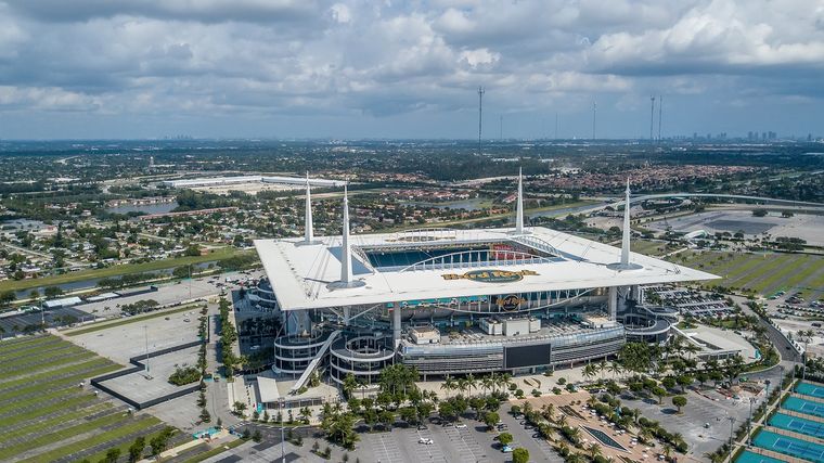 El Hard Rock Stadium en Miami, una de las sedes del Mundial de Clubes El Hard Rock Stadium en Miami, una de las sedes del Mundial de Clubes