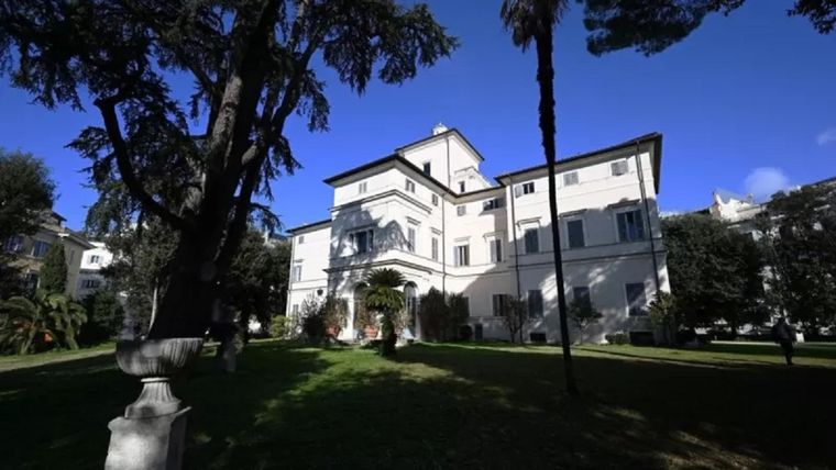 El casino di Villa Boncompagni Ludovisi, conocido como Villa Aurora o Casino dellAurora. Foto: GETTY IMAGES