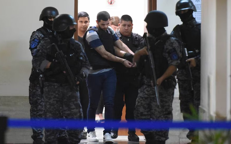 Alan Funes fue condenado a cadena perpetua por instigar el asesinato de Mariel Lezcano en Rosario en el 2021. Foto: X