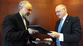 Ali Akbar Salehi y Héctor Timermann.
