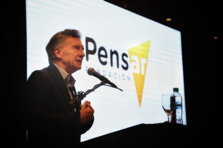 Mauricio Macri se sorprendió por los ecos de su último discurso público en la fundación PENSAR Foto: PRO