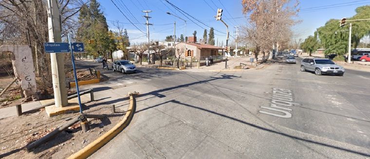 El accidente ocurrió en una transitada esquina de Maipú