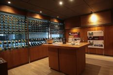 La hermosa sala del vino, ubicada en la Municipalidad de la Ciudad de Mendoza.