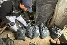 Se secuestró más de 55 millones de pesos Foto: Prefectura Naval Argentina