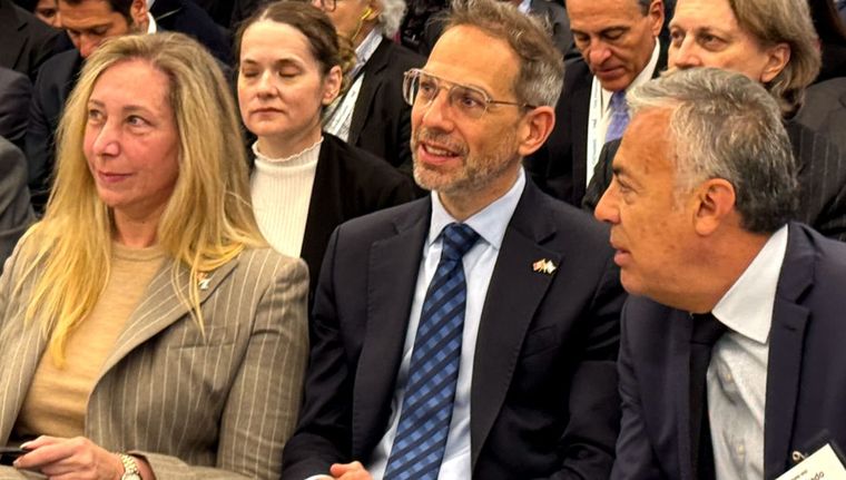 Karina Milei, la armadora de La Libertad Avanza en un viaje junto para Cornejo Foto: Gobierno