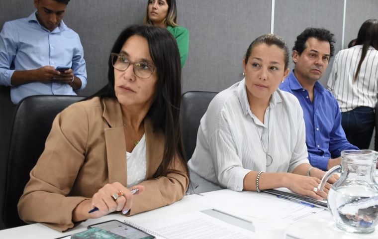 El proyecto fue presentado por la senadora Derrache. Foto: Bloque Senadores PJ