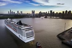 Los cruceros que ingresaron a la Argentina recorrieron los puertos de Buenos Aires, Usuahia y Chubut Foto: Ministerio de Transporte