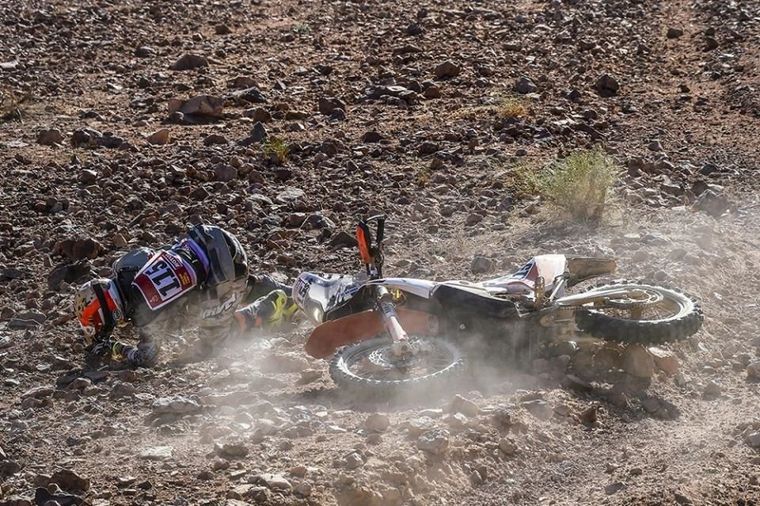 Olaf Harmsen, uno de los que debió desertar por una fuerte caída.