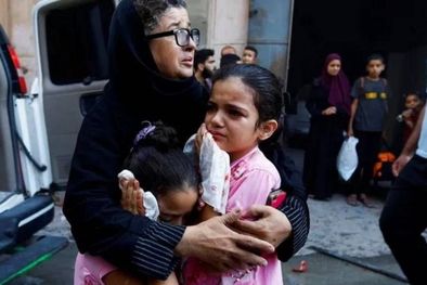 MDZol | Los bombardeos israelíes han dejado en 11 días al menos 3.300 muertos y 13.000 heridos, según el Ministerio de Salud palestino. Foto: REUTERS