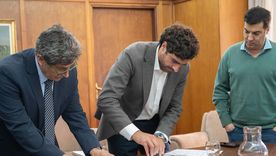 El ministro de Gobierno, Natalio Mema, recibió a comunidades Huarpes.