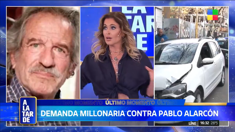 El querido actor Pablo Alarcón fue demandado. Foto: captura de video / América TV. El querido actor Pablo Alarcón fue demandado. Foto: captura de video / América TV.