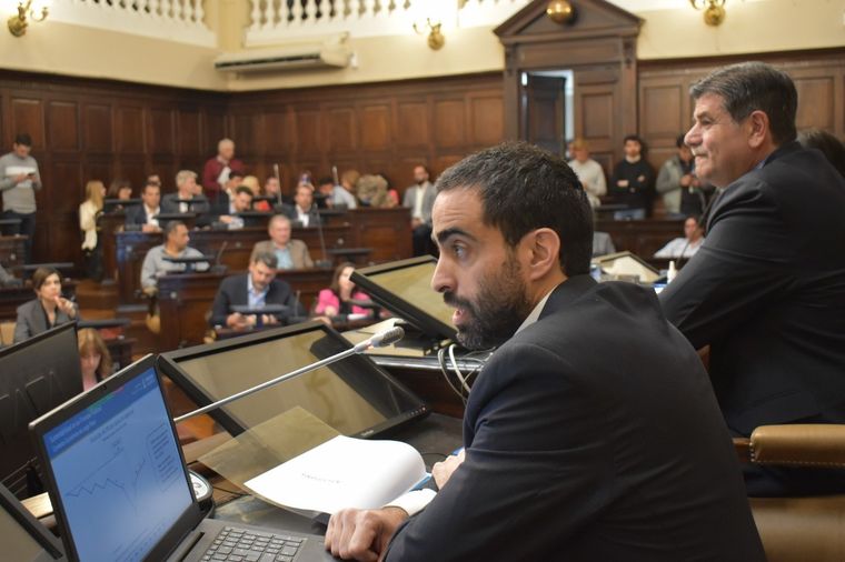 El ministro de Hacienda, Víctor Fayad, asistió este lunes a la Legislatura para explicar los detalles del proyecto de Presupuesto 2023. Foto: Prensa Cámara de Diputados