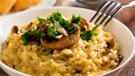 Risotto de champiñones Una receta exquisita para hacer en pocos minutos. Foto: Diariamente Ali