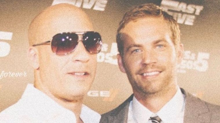 Meadow Walker, Paul Walker, Vin Diesel Fuente: Instagram Vin Diesel