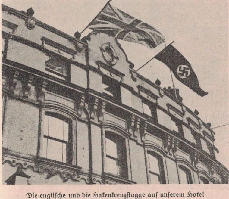 La fotografía fue impresa en un periódico de propaganda nazi. Foto: POLICÍA DE STUTTGART