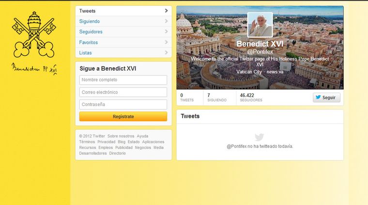 Foto: Captura cuenta oficial de Twitter