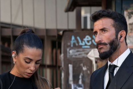 Roberto Castillo junto a Cinthia Fernandez. Roberto Castillo junto a Cinthia Fernandez.