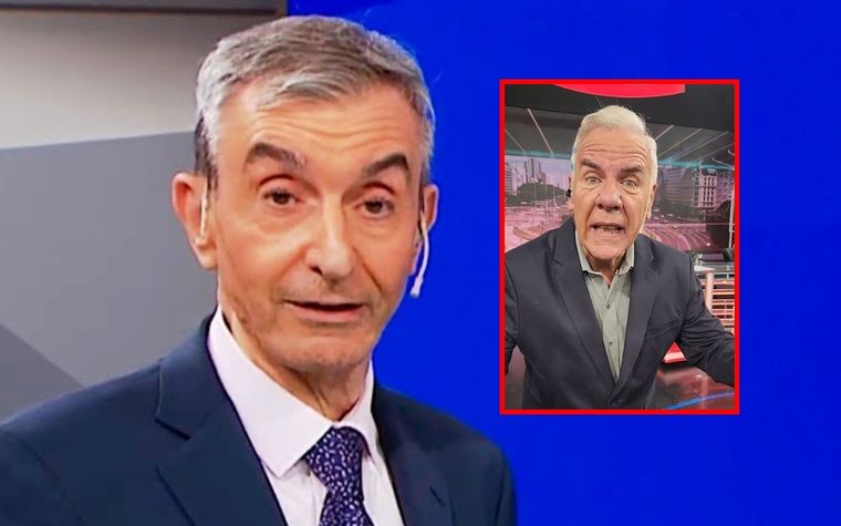 Críticado Nelson Castro fue cuestionado por su colega de Telenueve.