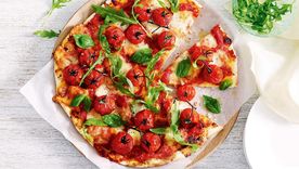 Pizza casera apta para celíacos. Foto: Taste - taste.com.au