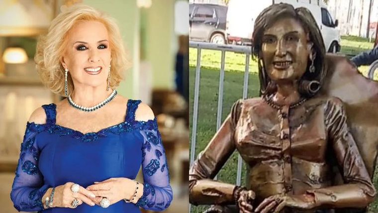 La polémica estatua de Mirtha Legrand en su ciudad natal. La polémica estatua de Mirtha Legrand en su ciudad natal.