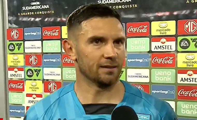 Maravilla Martínez y su declaración pospartido. Foto: Captura