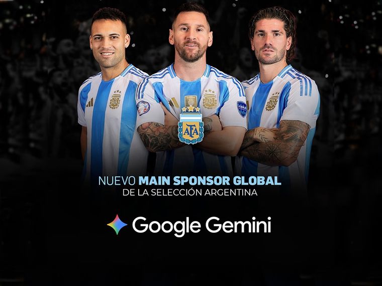 Google anunció, junto a la Asociación del Fútbol Argentino, su incorporación como Main Sponsor Global de las Selecciones Nacionales de Fútbol. Google anunció, junto a la Asociación del Fútbol Argentino, su incorporación como Main Sponsor Global de las Selecciones Nacionales de Fútbol.