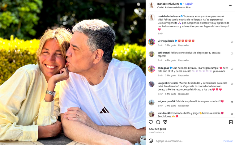 María Belén Ludueña, figura de El Trece, está embarazada. Foto: Instagram / @mariabelenluduena. María Belén Ludueña, figura de El Trece, está embarazada. Foto: Instagram / @mariabelenluduena.