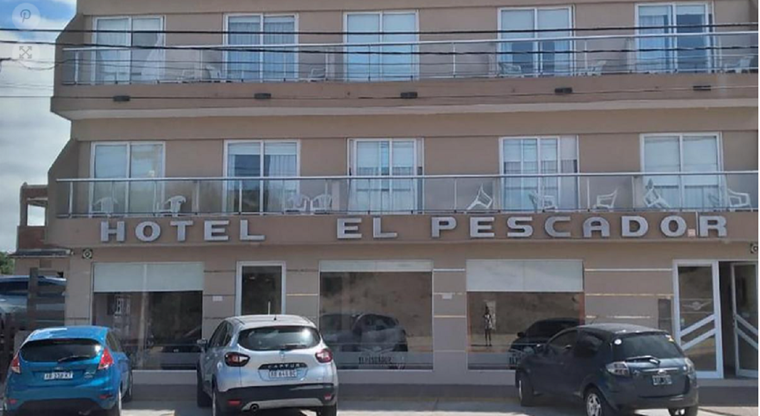 El hotel donde ocurrió el crimen Foto: Télam