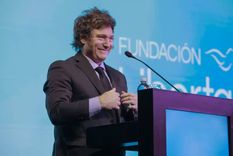 El presidente celebró la baja del Riesgo País Foto: Presidencia