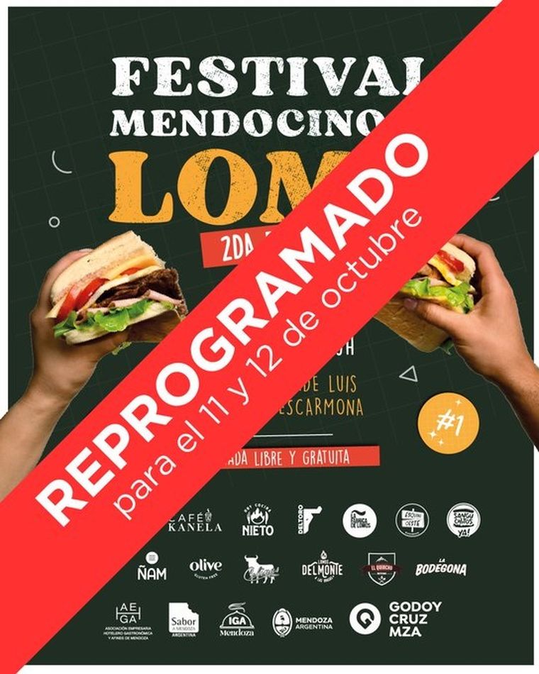 Godoy Cruz anunció que el Festival Mendocino del Lomo tiene nueva fecha. Godoy Cruz anunció que el Festival Mendocino del Lomo tiene nueva fecha.