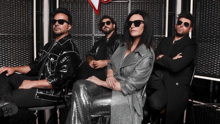 Laura Pausini, Luis Fonsi,  Manuel orozco  Foto: Fuente: Imagen / La Voz Antena