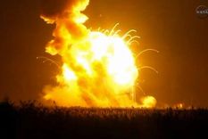 exploto el cohete antares cuando iba a despegar