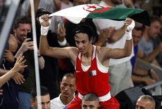 Imane Khelif ya se asentó en Argelia. Foto: EFE Imane Khelif ya se asentó en Argelia. Foto: EFE