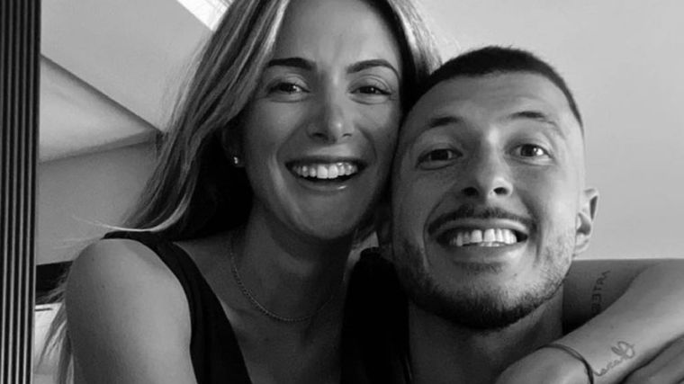 Guadalupe Ramón y Guido Rodríguez En su mejor momento. Foto: Fuente: Imagen - Instagram @wadaramon