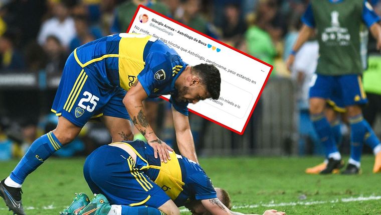 Giorgio Armas, el astrólogo de Boca, reveló que sabía que Fluminense ganaría, pese a haber dicho lo contrario Foto: Télam